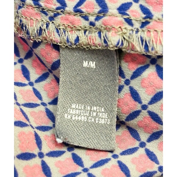 Aerie Womens Joggers Silky Satin MEDIUM Blue Pink Elastic Cuff Pull On‎ Pants - Picture 7 of 8